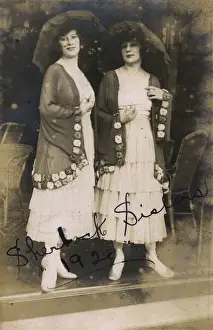 Sibling Prints: Double portrait, the Sherlock Sisters