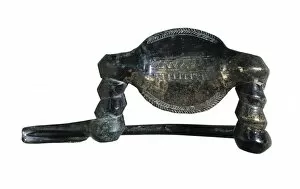 De L Gallery: Double springed fibula. Iron Age. Decorative