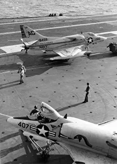 Two Douglas A-4C Skyhawks including 148456