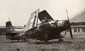 Skyraider Prints: Douglas AD-4N Skyraider, 124145, of the US Navy