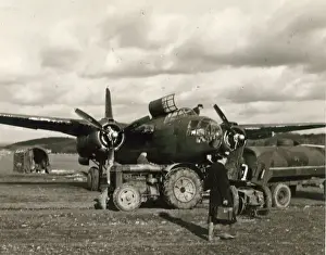 Douglas Boston II during refuelling