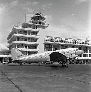 Cyprus Gallery: Douglas C-47 G-AKGX Cyprus Airways Beirut 1955