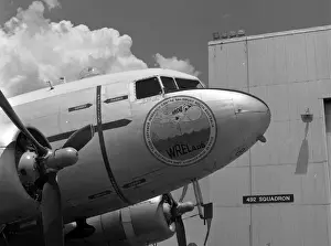 1981 Prints: Douglas Dakota A65-86 ARDU, RaF Edinburgh South Australia 1