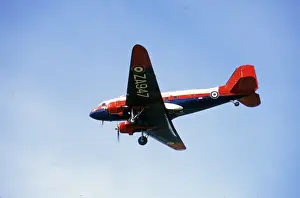 Bbmf Prints: Douglas Dakota IV ZA947 landing RAE (now BBMF) in 1990