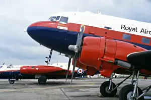 Bbmf Prints: Douglas Dakota IV ZA947 nose close up RAE (now BBMF) in 1990