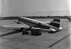 Cambrian Prints: Douglas DC-3 G-AGHM Cambrian Le Bourget 1963