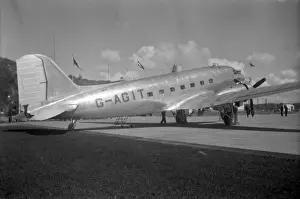 Boac Prints: Douglas DC-3 G-AGIT BOAC Gothenburg 1946