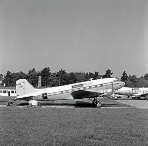 1964 Prints: Douglas DC-3 G-AGYZ Skyways of London Lympne 1964