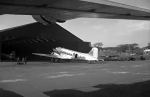 Prestwick Prints: Douglas DC-3 G-AJAY Westminster Airways Prestwick 1947