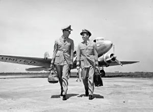 Douglas DC-3 of United with pilot and co-pilot, 1938