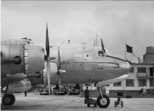 Douglas DC-4 SE-BBE Ostan of Swedish Air Lines at Torsla