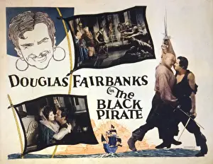 Fairbanks Prints: Douglas Fairbanks in the black pirate