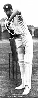 Douglas Jardine Batting for Oxford University, 1923