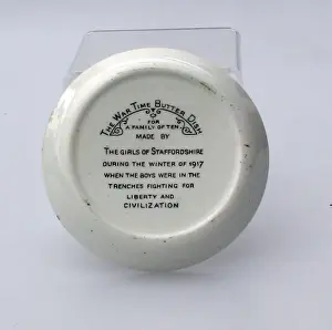 Doulton & Co bone china butter dish