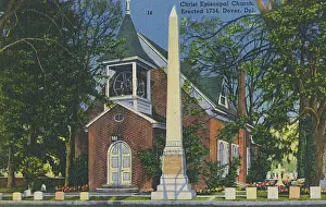 Delaware Prints: Dover, Delaware, USA - Christ Episcopal Church