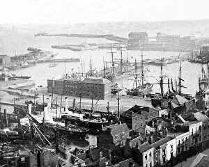 Images Dated 20th August 2018: Dover Harbour, Victorian period