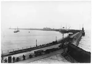 Sea Front Prints: DOVER PIER - 1906