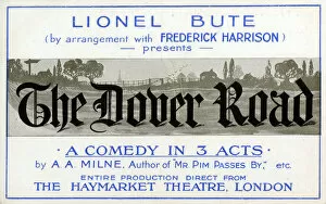 Milne Gallery: The Dover Road, comedy by A A Milne, Bournemouth