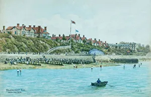 Rowing Prints: Dovercourt Bay, Essex, viewed from the sea