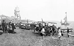 Harwich Prints: Dovercourt The Sands near Harwich early 1900s