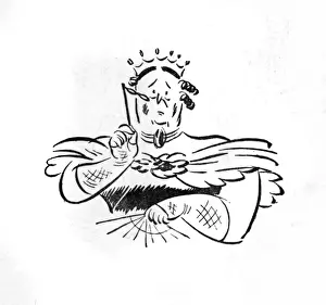 Lorgnette Prints: A Dowager during the London Season