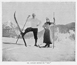 Doyle Collection: Doyle / Skiing / Alps 1894