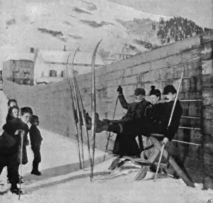 Conan Prints: Doyle / Skiing / Alps 1894