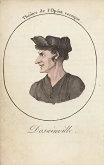 Acteurs Et Actrices Celebres Prints: Dozainville, Baptiste-Pierre Dardel, French actor, 1758-1809