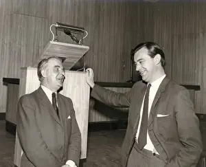 Lecture Prints: Dr Archie Ballantyne, RAeS Secretary, and Dr A. J. Barrett
