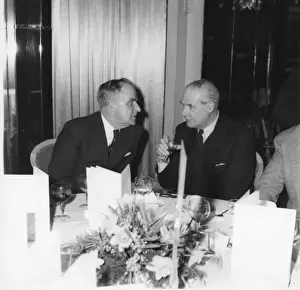 Archie Prints: Dr Archie Ballantyne, RAeS Secretary, left, and Cecil Fi?