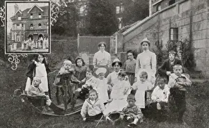 Mansions Prints: Dr Barnardos Home, Agra Mansions, Tunbridge Wells, Kent