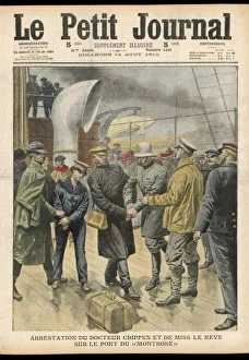 Harvey Collection: Dr Crippen Arrested / 1910