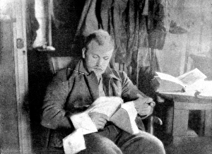 Images Dated 20th August 2004: Dr. Fridtjhof Nansen at Elmwood, Franz Josef Land, 1896