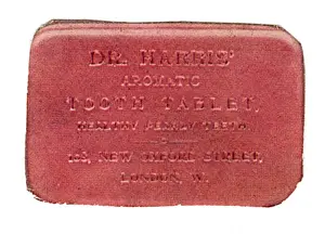 Aromatic Prints: Dr Harris aromatic tooth tablet