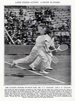 Colin Prints: Dr J C Gregory and Ian G Collins - British doubles pairing