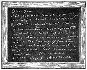 Word Prints: Dr Slades spirit writing trail