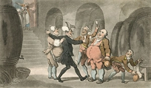 Images Dated 29th September 2011: Dr Syntax made free of the cellar