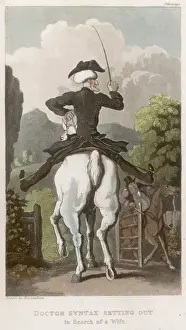 Syntax Prints: Dr Syntax on Horse 1820