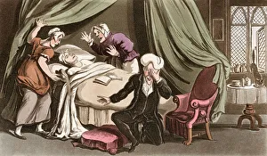 Dr Syntax lamenting the loss of his wife
