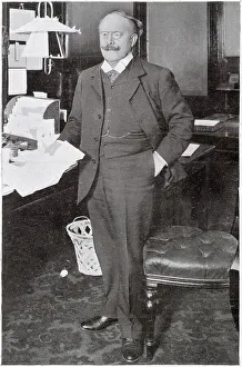 Dr. Thomas John Barnardo (1845 - 1905), in his office at Stepney Causeway, evangelical, entrepreneurial and philanthropic. His crusade to rescue children from the streets was one the best known social interventions in the last half of
