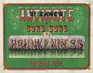 Dr. Zanes antidote - a sure cure for drunkeness - for sale