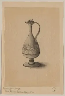 Pitcher Prints: Dragon-headed bronze pitcher with horse motif