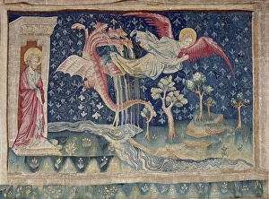 Angers Gallery: Dragon Persecuting the Woman. Apocalypse of Angers