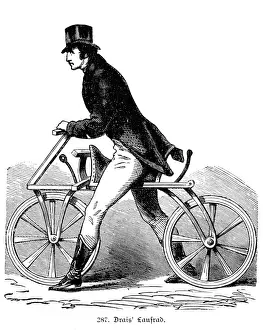Monsieur Prints: Drais Walking Wheel