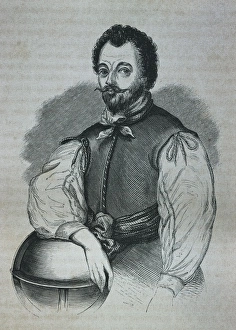 Drake, Sir Francis (1540-1596). English sailor