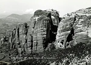 Saviour Prints: Dramatic clifftop Monasteries on Meteora, Greece