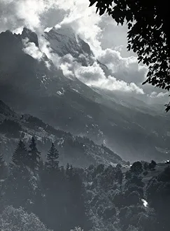 Dramatic scenery in the French Alps