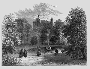 1666 Prints: Drapers Hall Garden