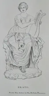 Philadelphia Prints: Drawing of Erato, Muse of Song and Poetry