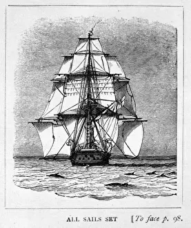 Darwin200 Prints: Drawing of H. M. S. Beagle
